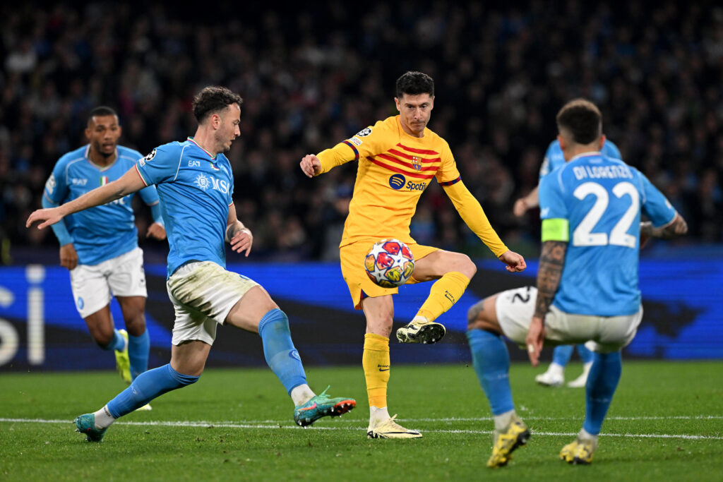 SSC Napoli v FC Barcelona: Round of 16 First Leg - UEFA Champions League 2023/24