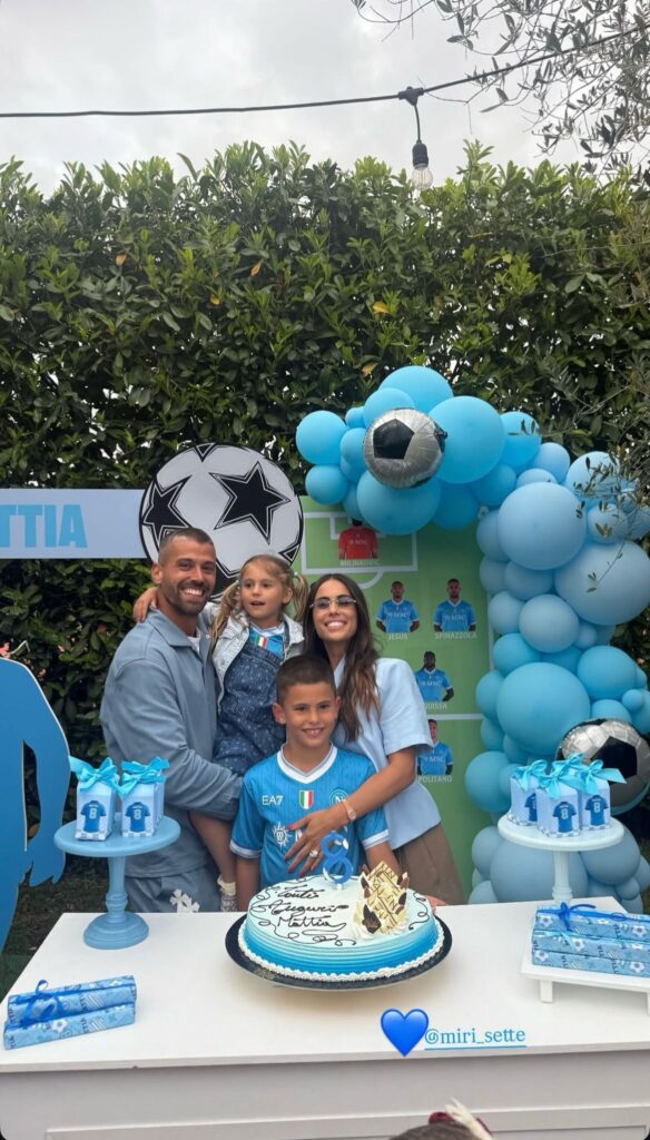 Compleanno del figlio di Spinazzola