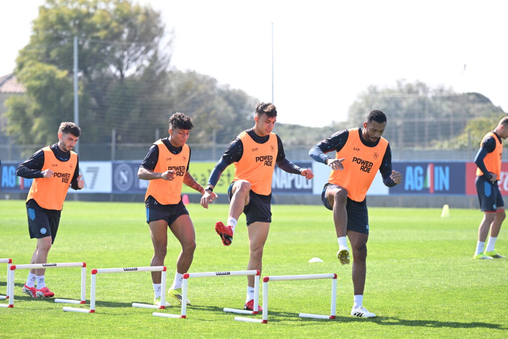 Napoli allenamento